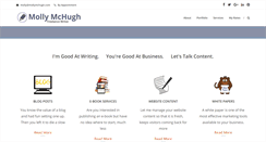 Desktop Screenshot of mollymchugh.com